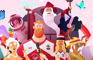Art&Graft Creates Cool Animated Character Team Campaign for Virgin Media
