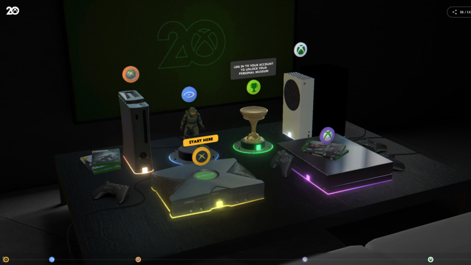 Explore 20 years of Xbox History Across Six 3D Environments from Active Theory