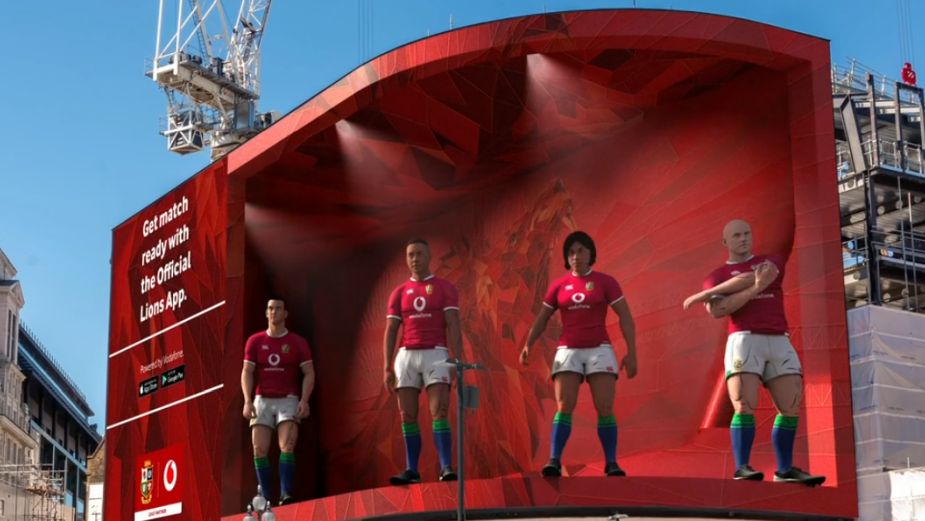 Vodafone Brings Lions Partnership to Life in 3D with Piccadilly Lights Activation