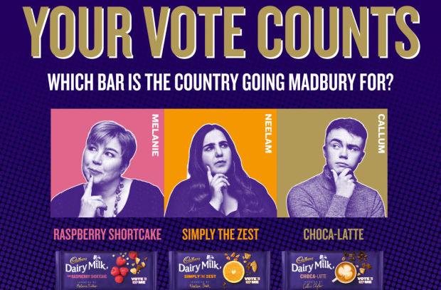 Cadbury Uses Dynamic OOH to Help Nation Choose Favourite Dairy Milk Flavour