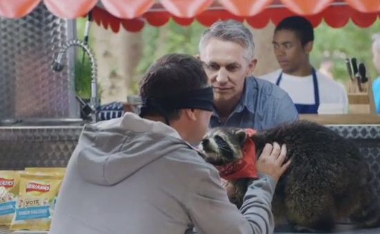 Gary Lineker and AMV BBDO Test Ranch Raccoon-Flavoured Crisps