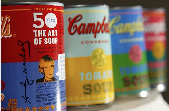 Warhol’s Famed Soup Paintings Remembered 