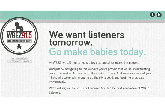 WBEZ 91.5FM Urges Chicago to ‘Go Make Babies’