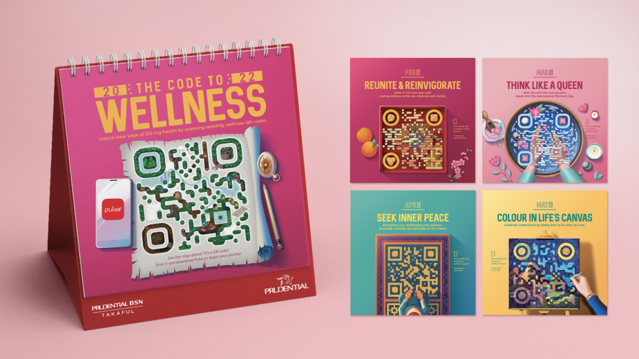 Prudential Turns New Norms into Wellness Opportunities with Creative QR Calendar