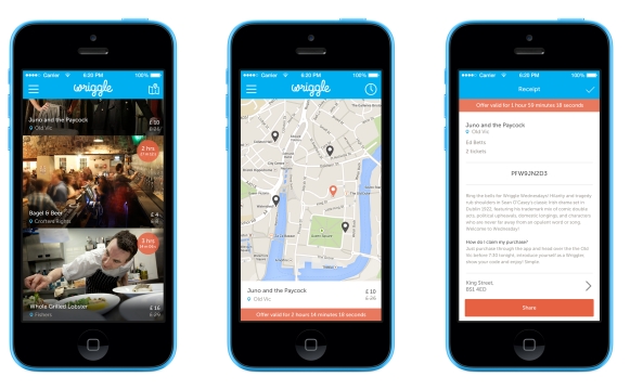 Food & Drink App Wriggle Launches in London