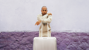 RIMOWA Spotlights Travel in New Campaign Starring Sir Lewis Hamilton, Rosé and Kylian Mbappé