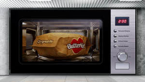 Butterkist Turns Billboards into Giant Microwaves