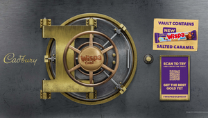 Cadbury Asks Brits to Crack Virtual Vaults to Find Limited Edition Wispa Gold Salted Caramel Bars