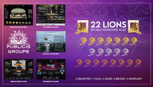 Publicis Groupe CEE Awarded with 22 Lions at  Cannes Lions Festival 2021