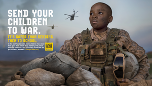 Change the Ref Organisation Campaign Puts Children at the Heart of Warzones 