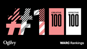 Ogilvy Tops WARC's Effective 100 After Ranking #1 on Creative 100