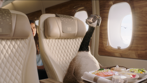 Emirates’ Latest Spot Stars a Glamorous CGI Goose with a Taste for Luxury