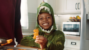 Corn Kid Is Back to Share His Love of Dino Veggie Tots for Green Giant