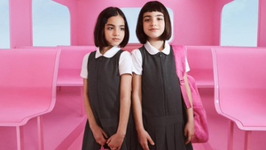 A School Bus Becomes a Runway for H&M's Bold Back to School Spot