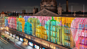 Louis Vuitton Takes over Harrods Façade to Celebrate Launch of Yayoi Kusama Collaboration