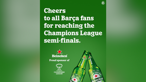 Heineken's Billboard Shares a Cheers with FC Barcelona Fans 