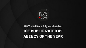 Joe Public Named Agency of the Year by Marklives