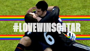Footballers 'Kiss’ in Soccer Video Game in Response to Qatar'sAnti-LGBTQI+ Policies