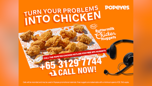 Popeyes Singapore's Chicken Hotline Turns Your Problems into Chicken Nuggets
