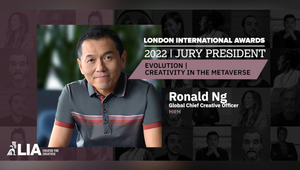 Ronald Ng Named 2022 Creativity in the Metaverse and Evolution Jury President at LIA Awards