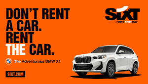 SIXT Car Rental Stands Out Against the Rest in First US Campaign
