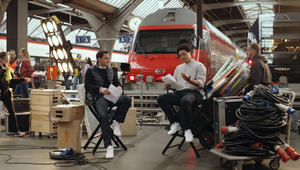 Roger Federer and Trevor Noah Take a Grand Train Tour with Swiss Tourism 