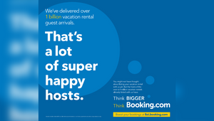 Booking.com Stakes Claim As Major Vacation Rental Listing Platform in Latest Campaign