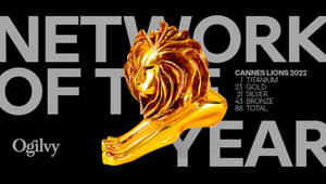 Ogilvy Returns to Top Spot, Named Network of the Year at Cannes Lions 2022