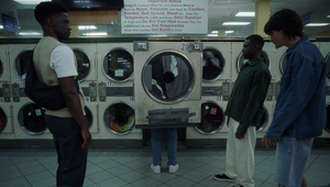 A Dryer Ups and Leaves the Laundromat in Zara Men’s Surrealist Short 
