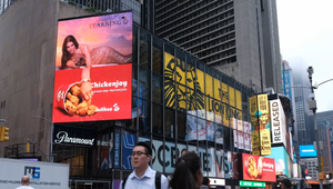Larger than Life Buckets of Jollibee Appear in the Heart of Times Square in Campaign from David&Goliath