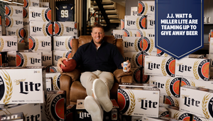 Miller Lite Teams up with Iconic #99 J.J. Watt to Give Away 99 Beers This Football Season