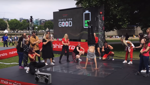 Mahindra Racing Gets London Moving to Power Its Race Car with Dance