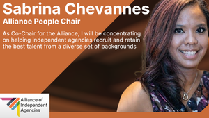 Alliance of Independent Agencies Welcomes Sabrina Chevannes as People Chair