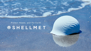 The 'Shellmet' Is an Eco-Friendly Solution to Marine Waste in Japan