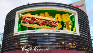 Witness Your Dream Sub Built On-Screen with Subway’s Fully Interactive 3D Billboard