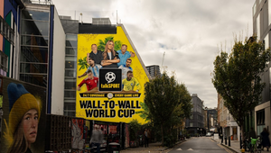 talkSPORT Unveils Epic Mural to Launch Wall to Wall World Cup Campaign
