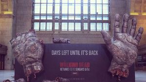 Zombie Fingers Take Over Toronto's Union Station
