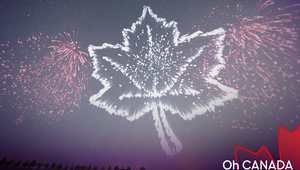 Augmented Reality Fireworks Light Up Canadian Skies